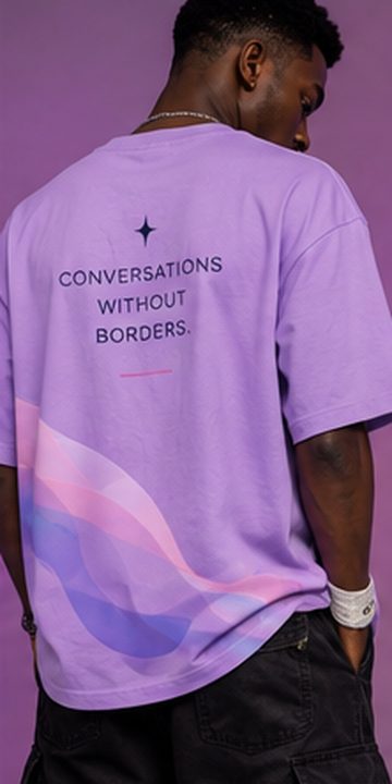 Sayvia tee: Lavender · back